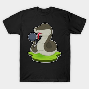 Snake Bowling Bowling ball T-Shirt